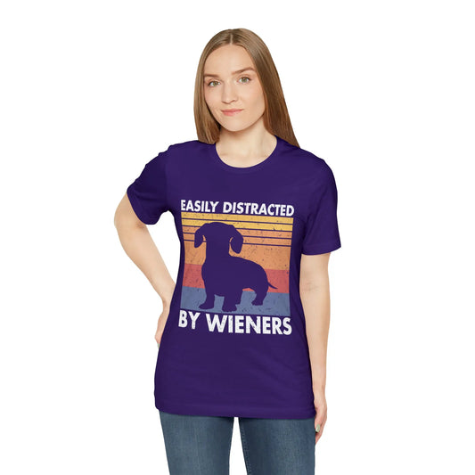 Easily Distracted by Wieners T-shirt Printify