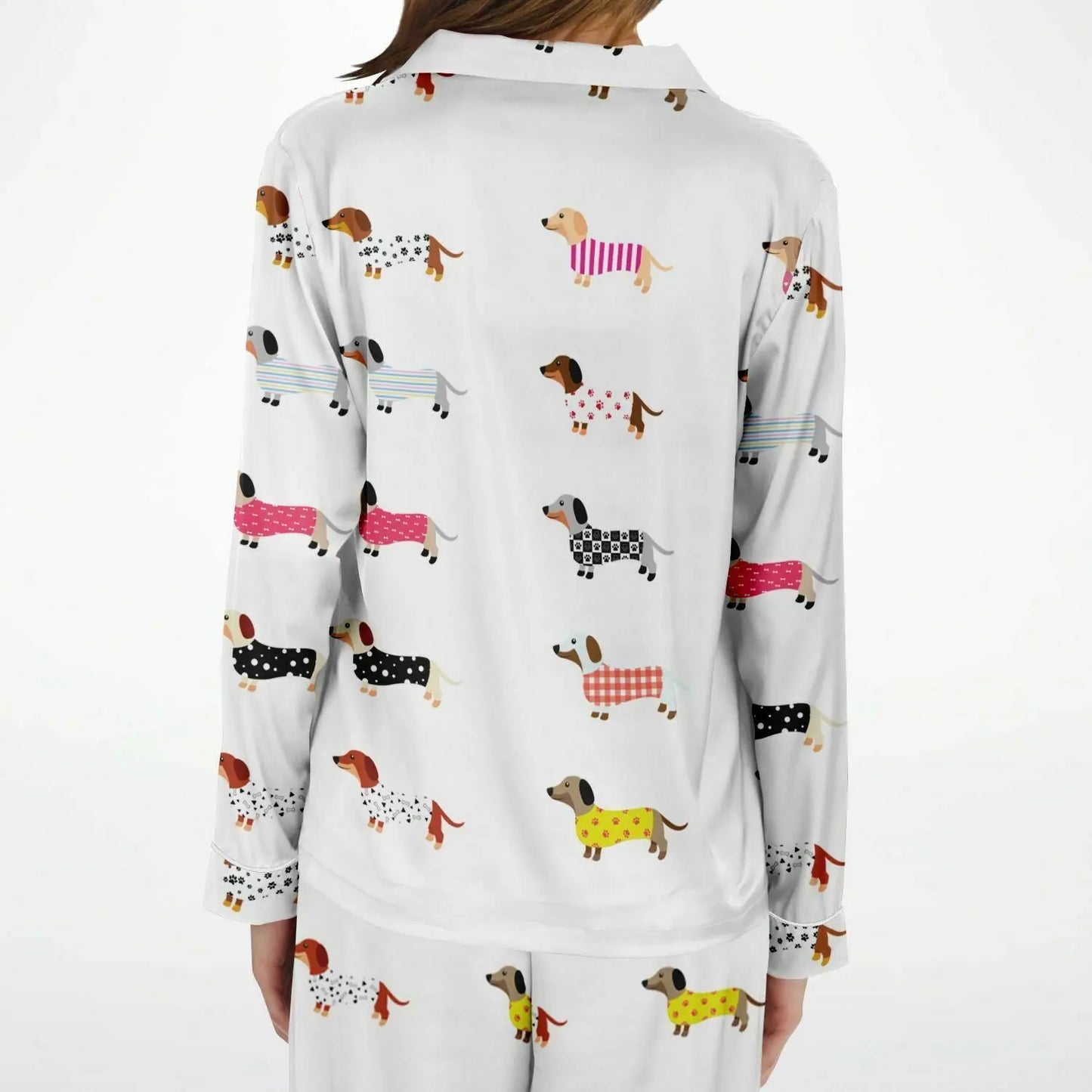 Women's Dachshund Satin Pajamas Subliminator