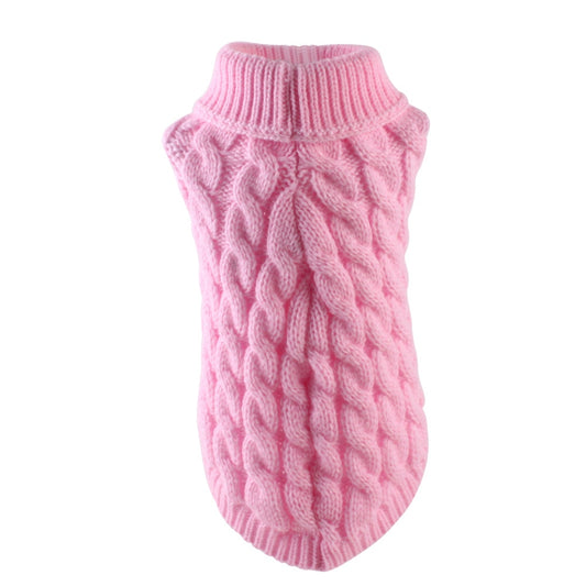 Dog Sweaters For Small Dogs Winter Warm Dog Clothes Turtleneck Knitted AliExpress