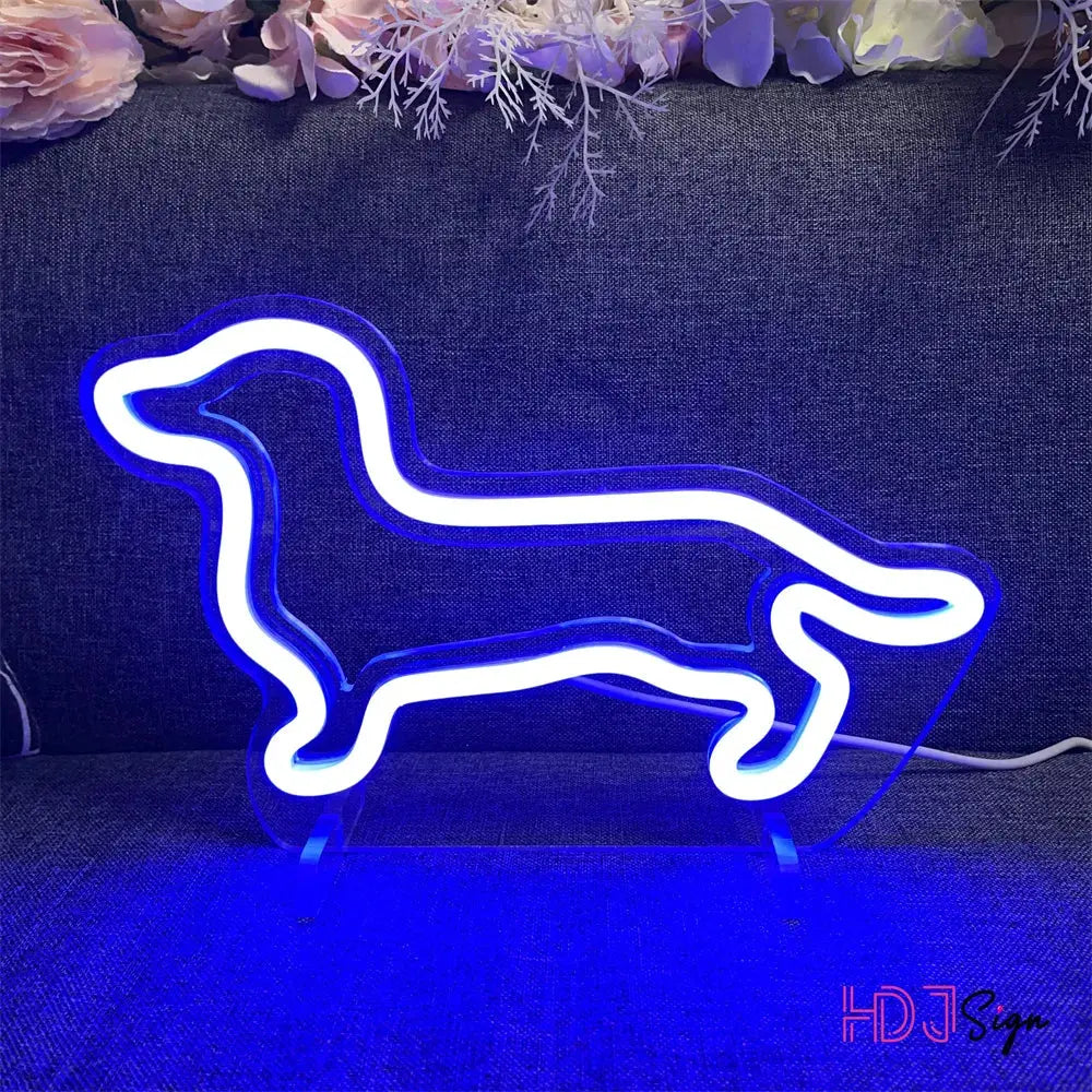 Dachshund Neon Light LED Doxie Dreams Boutique