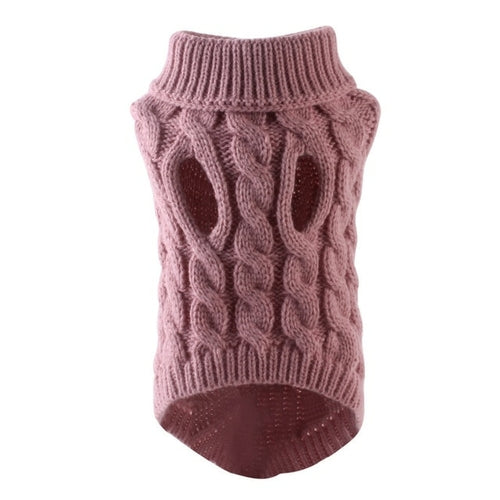 Dog Sweaters For Small Dogs Winter Warm Dog Clothes Turtleneck Knitted AliExpress