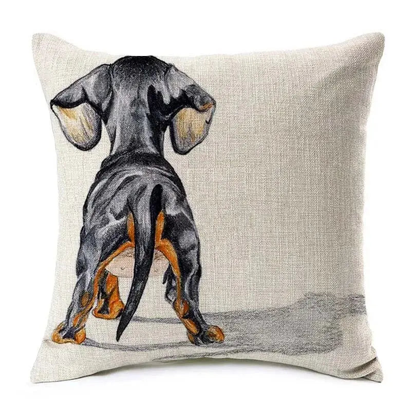 Dachshund Dog Cushion Covers 45X45cm Doxie Dreams Boutique